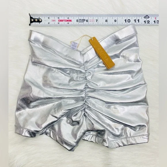 Skims Metallic V Waist Swim bottom Size XXS - NWT - Picture 3 of 5